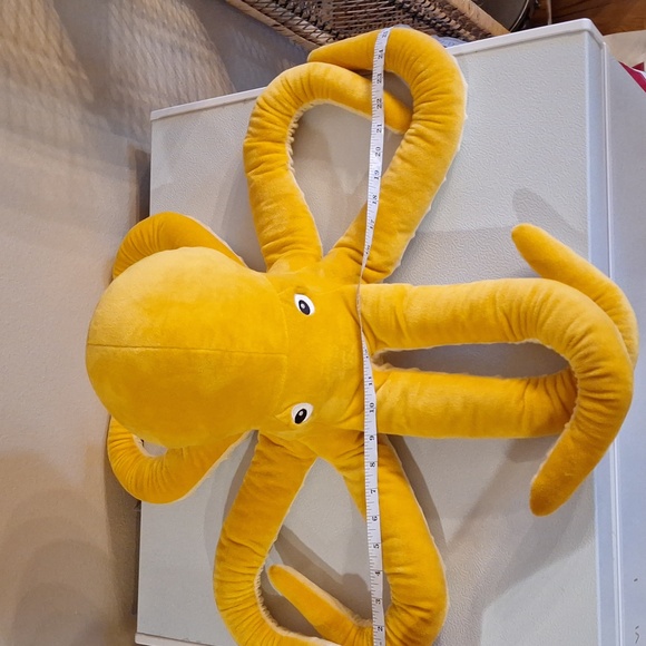 Ikea Large Yellow Octopus Plush - Picture 7 of 8
